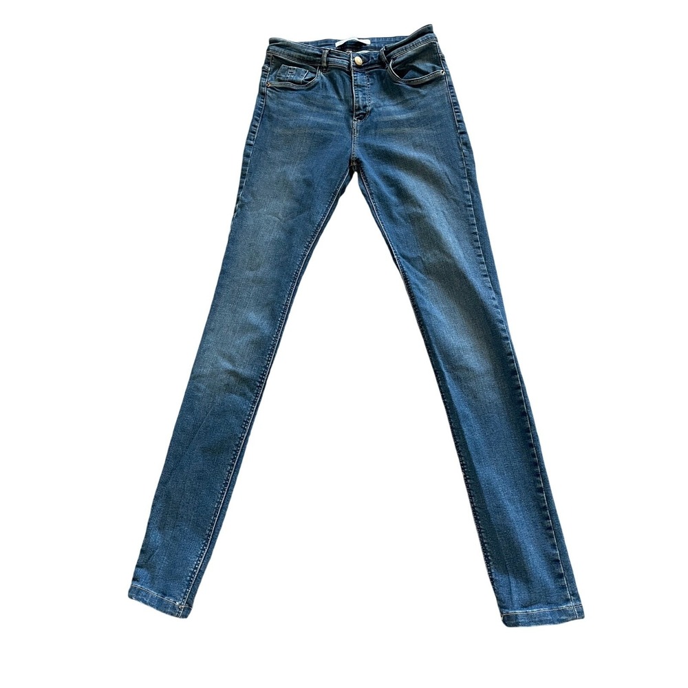 ZARA‎ Trafaluc Skinny Jeans Women's Blue Denim Stretch EUR 32